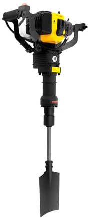 1900W Tree Digger, Post Hole Digger 2 Stroke Garden Tree Digger Petrol Powered Excavator Digging Machine, Fence Post Digger Tool Handheld Digging Machine