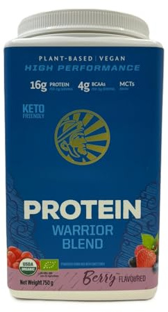 SunwariorWarrior Blend - Bio Berry Protein Pulver, gentechnikfrei, glutenfrei, milchfrei, vegan 750g