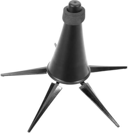 Alipis Soporte para Clarinete Portátil Plegable de Patas Soporte Estable de Metal y Abs Accesorio Ligero para Instrumento de Viento con Base Antideslizante y Protección de Corcho