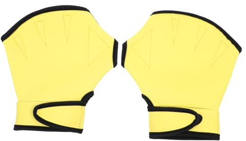 BESPORTBLE Guantes de Natación con Aletas Ajustables para Entrenamiento y Buceo Material Nylon Transpirable Aumento de Propulsión Piscina y Actividades Acuáticas