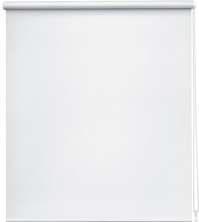 Easydeco - Estor Enrollable translúcido Essential - Color Blanco – Filtra la luz sin oscurecer, fácil instalación, Mecanismo a Cadena, Ideal: salón, Dormitorio u Oficina (180_x_175_cm)