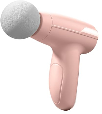Generisk massageapparat för muskler | bärbar vibration | handhållen fitnessenhet med 3 nivåer tyst avkoppling för kropp återhämtning resor användning gåva (vit)