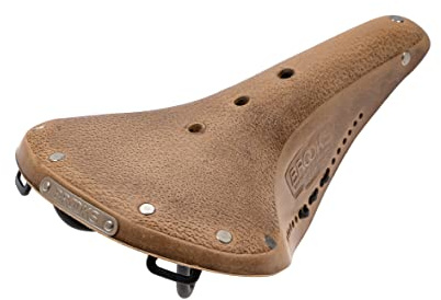 Brooks England B17 Softened, Supremely Comfortable Handmade Leather Bike Saddle, Dark Tan, One Size