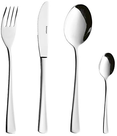 24-tlg. Besteckset STOCKHOLM aus Edelstahl 18/10, poliert. Materialstärke: 2.2 / 2.0 mm.