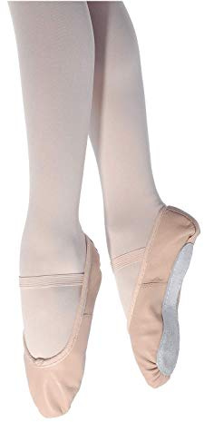 Roch Valley Ophelia Full Sole Leather Ballet Shoes, Pink, 12 Child UK