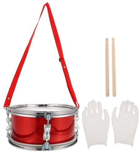 ERINGOGO 1 Set Snare Drum 11in Orff Percussion Marching Drum Performance Instrument for Music Education Stage Performance