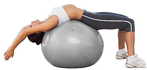 Gymnastikball Pilates-Ball 65cm Pilatesball Gymnastikbälle Sitzball Trainingsball Yogaball Fitball Weicher Ball Fitnessball Klein für Yoga Zuhause Büro Sitzball