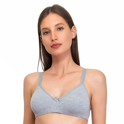 SIELEI, Reggiseno Senza Imbottitura e Senza Ferretto, Realizzato in Cotone Biologico, Designed in Italy