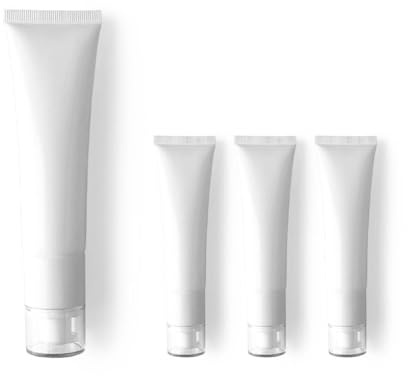 Aspire 4 st 50 ml plast kosmetisk luftlös pumprör BB grädde mjukt rör
