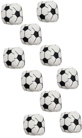 POPETPOP Hacky Ball 2 Sätze Handgefertigter Sandsack-fußball Sandsack Im Fußballdesign Fußballförmiger Sandsack Klassischer Jonglier-sandsack Sandsack Für Leder Black 5 Stück * 2