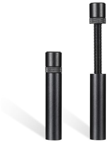Bewudy 1 st. grafikkortshållare, GPU-hållare, grafikkortshållare, justerbar höjd, grafikkortsbas av aluminiumlegering GPU-hållare med magnet (75 mm – 120 mm svart)