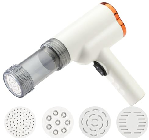 Machine À Pâtes Électrique | Machine Automatique à Pâtes Fraîches - Appareil sans Fil avec 5 Accessoires pour Préparations Culinaires Pizza Légumes et Pâtisserie