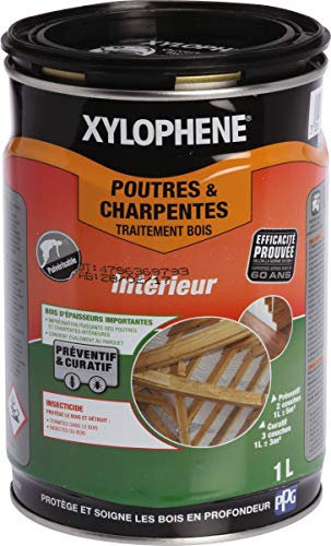 Xylophene Poutres Et Charpentes 5L + 20% Gratuit