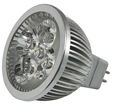 Synergy 21 S21-LED-TOM00926 A++ Retrofit GX5,3 4 x 1 W neutralweiß 440 lm V2 dimmbar, Aluminium, 4 W, GX5.3, silber