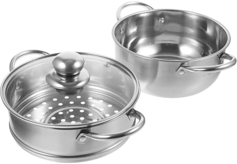 1Pc Cuiseur En Acier Inoxydable Cuiseur Antirouille Marmite À Pour Légumes Boulette Marmite À Pour Légumes À Sauce À Soupe Travail Avec