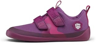 Affenzahn Sneaker Cotone Lucky Strappo vegana Antiscivolo Flessibile Riflettente per L'Estate nelle Taglie 21-32 Uccello - Bacche
