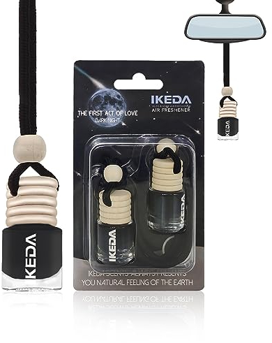 Auto Duft Lufterfrischer | Duftbaum Auto Aufhänger Diffusor | Dark Night Duft Parfüm | Autoduft Gegen Gerüche | Innenraum Duftspender Automatisch im Taxi, Büro, Zuhause | Geschenke für Frauen Männer