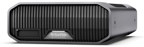 SanDisk Professional 8TB G-DRIVE Project, with PRO-BLADE SSD Mag Slot, Thunderbolt 3, USB (10Gbps), 7200RPM Enterprise Class Hard Drive, Up to 250MB/s read