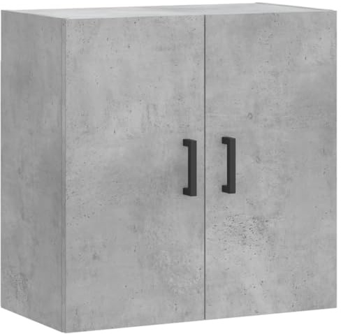 vidaXL Mobile a Parete Grigio Cemento 60x31x60 cm in Legno Multistrato