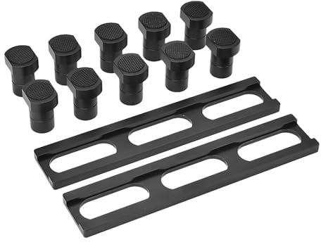 12Pcs Woodworking Planing Stop Bench Dogs Clamp Assistant Positioning Workbench Layout Tool 19mm Table Workbench Positioning Bench Planing Stop Baffle for Woodworking