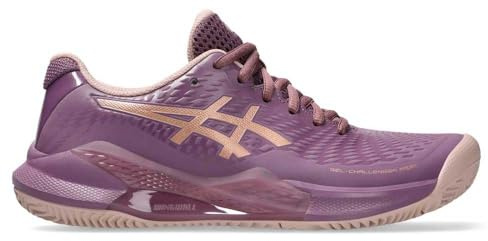 Asics 1042A232-500 Gel-Challenger 14 Padel Mujer Dark UBE/Rose Gold EU 42.5