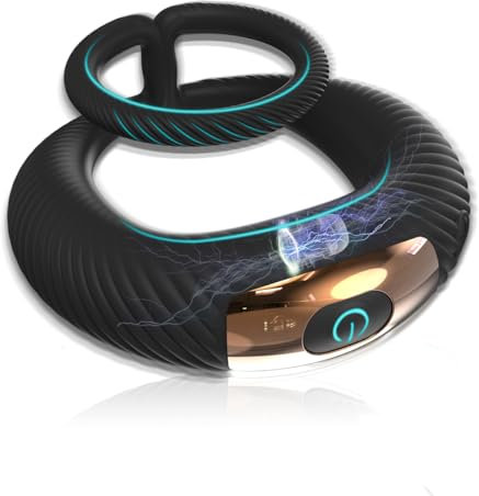 Sexytoysys Uomo Vibratore Anello Vibrante per Lei e Lui Sextoysys Coppia Plug Anale-Dilatatore Donna Sex Toys Anelli il Pene Cockring Vibratoreper Donna Professionale Stimolatore Clitoride USB-B1128