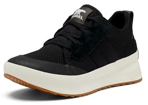 Sorel Women's Out N About III Low Sneaker Waterproof, Black/Gum 2, 9.5 Regular