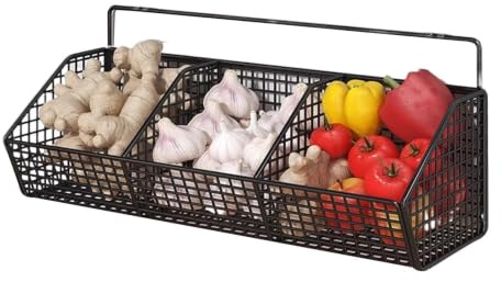 Grönsakskorgar För Köket 3-Fackslåda För Lökar