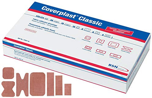 Coverplast Premium Fabric Plasters - Assorted (Pack of 126)