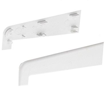 5 x Pairs of White End Caps for 150mm uPVC Plastic Window/Door Sill