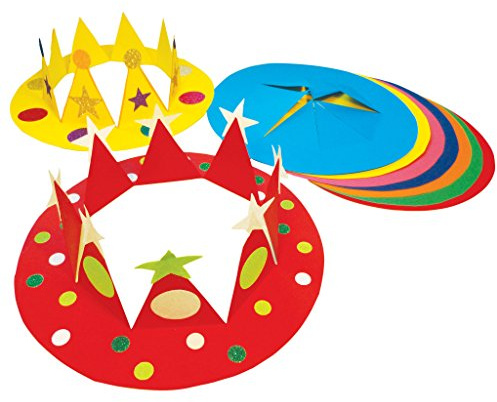 Springboard Crown Hat Making Craft Activity for Children (Pack of 30)