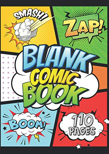 Blank Cartoon Strips Template Book: Draw your own comics and unleash creativity (for kids and adults (8,5 x 11“)