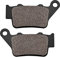Yerbay Bremsbeläge hinten für Yamaha MT-03 660cc 2006-2012/ WR 125 X 2009-2018/ WR 250 X Supermoto 2008-2010