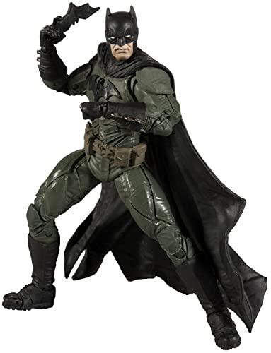 BANDAI TM15902, Figura de Acción, DC Direct Comic, Black Adam con Figura Batman, Multicolor