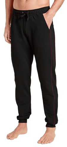 CALIDA Remix Basic Lounge Jogginghose Herren, mit Seitentaschen schwarz 58-60