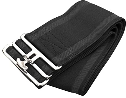 Start - Tracolla elastica da soffitto a cavallo, 200 cm, regolabile, flessibile, con fibbie stabili per cavalli e pony (nero)