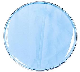 Oshhni Tête de tambour de forme ronde accessoire d'instrument durable peau de peau de tambour de remplacement pratique pour les enfants professionnels, 16 pouces