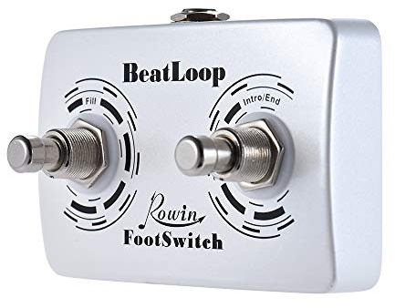 Fußschalterpedal, BeatLoop Dual Fußschalter Fußschalter Pedal für Beat Loop Aufnahme Effektpedal mit 6,35 mm Kabel