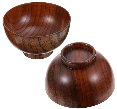 ORFOFE 4pcs Wooden Mask Stirring Bowl Diy Beauty Tools Mask Mixing Bowl Drop-resistant at Home Studio