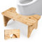 Bambus Toilettenhocker HXREDXD Holz Mobil Toilettenhocker, Klappbar Squatting Toilettenhocker Natürlicher 7.28Zoll/18.49CM Natürlicher Rutschfester Squatty Potty Hocker für Erwachsene Kinder, Natur