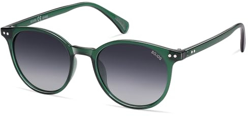 SOJOS Small Round Classic Polarized Sunglasses for Women Men Vintage Style