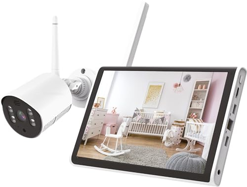 Megasat Sistema de vigilancia HS 260 – Cámara y Monitor de 10,1 Pulgadas