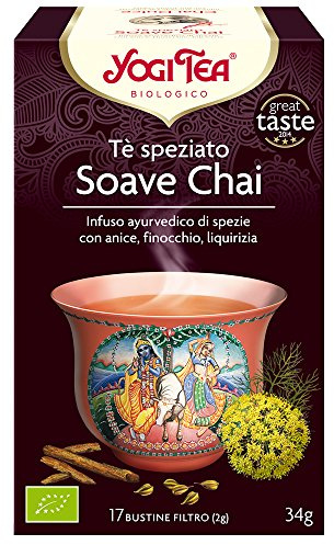 Yogi Tea Infusión de Hierbas Sweet Chai - 17 bolsitas