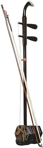 Landtom Violon chinois Erhu Violon 2 cordes professionnel en ébène + accessoires gratuits, recommandé pour les collèges de musique