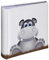 Hama Kinderalbum (Einsteckalbum mit 100 Seiten, Fotoalbum zum Einstecken von 200 Fotos im Format 10x15, Babyalbum mit Nilpferd-Motiv) weiß