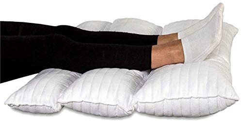 EVERGREENWEB - Cojín terapéutico Plegable 72x55 cm para Las piernas | Ideal para la recuperación postcirugía, Dolor de Espalda, Dolor de Cadera, Dolor de Pierna y Mala circulación