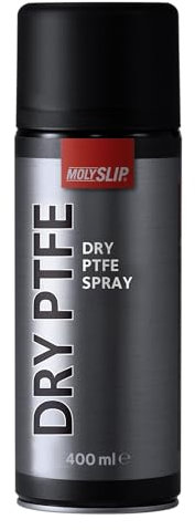 Molyslip Dry PTFE Spray Non-Staining, Silicone-Free Lubricant 400 ml
