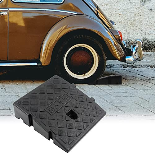 2 Pack Portable Curb Ramps, Plastic Kerb Ramps, Threshold Ramps Kit For Lightweight Heavy Duty Threshold Ramp For Driveway, Loading Dock, Sidewalk, Car, Scooter, Trailer Truck Bike
