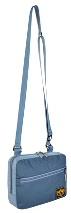 Tatonka Cross Body Bag M (3L) - Flache Umhängetasche in angesagtem Design und aus recyceltem Material - PFAS/PFC-frei - 20 x 27 x 6 cm