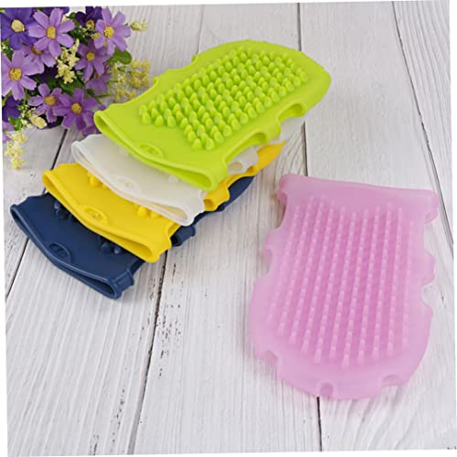 Cepillo de silicona multifuncional suave adelgazante para celulitis, guante de masaje para relajación, antigrasa corporal